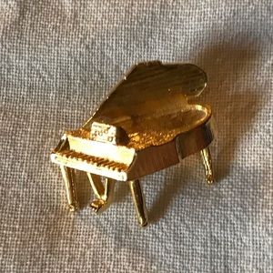 Vintage Piano Brooch